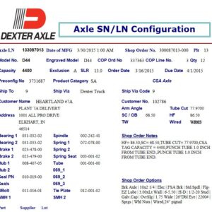 4.4K 655 ELEC STRAIGHT;W/EZ LUBE, REPLACING#133087013 , HF=86.5, SC=68.5, OVERSLUNG